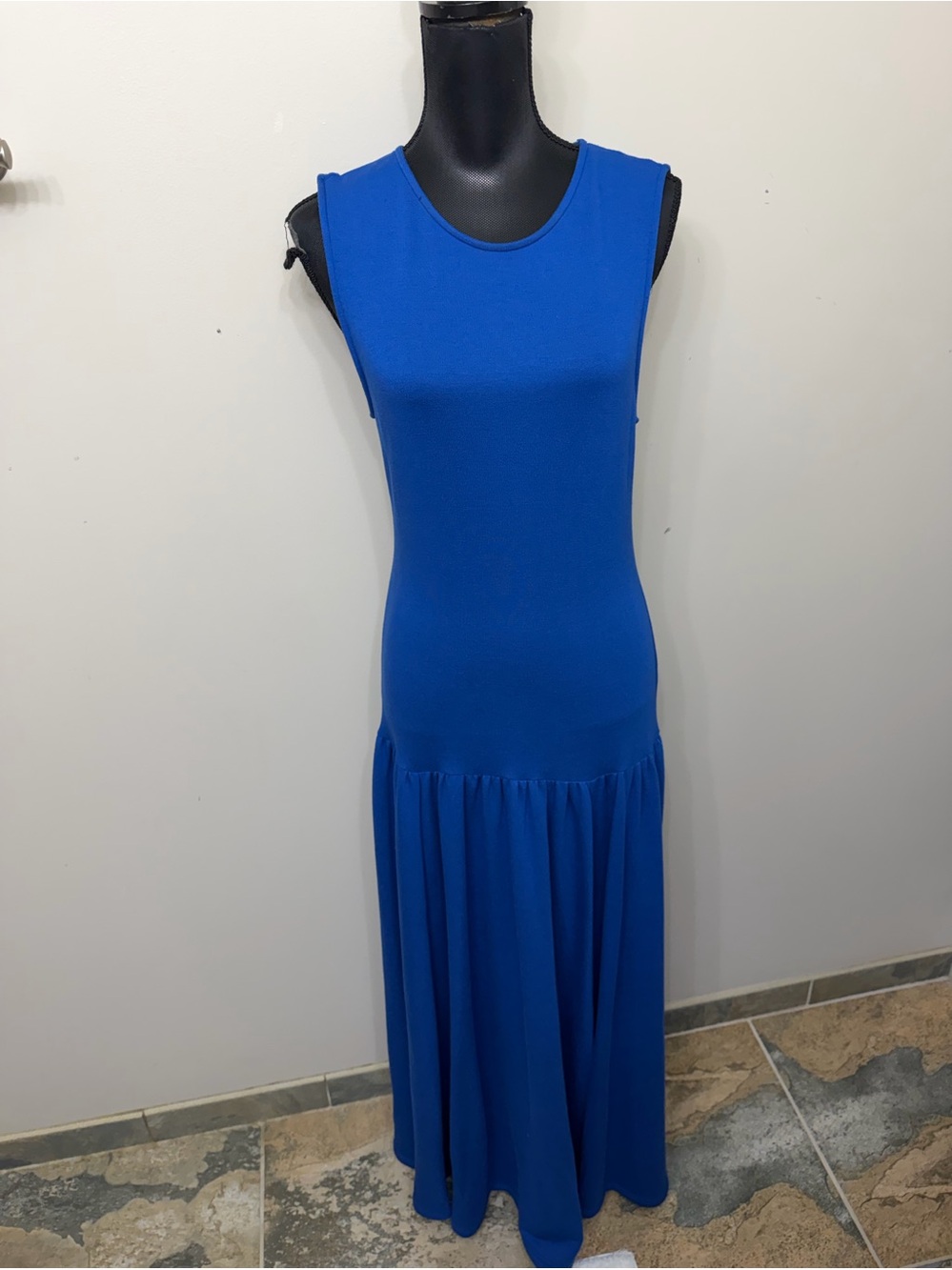 NWOT Anthropologie by Daily Practice Women’s Sleeveless Royal Blue Maxi Dress M